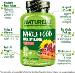NATURELO detalle de cápsula y textura que resalta ingrediente vegetal y fácil ingestión
