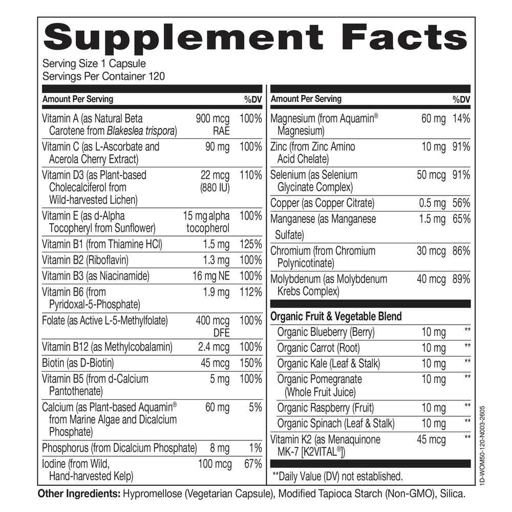 NATURELO etiqueta con listado de ingredientes activos para transparencia