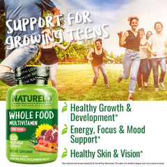 NATURELO etiqueta con lista de ingredientes destacando fórmulas activas y limpias