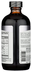 Nature's Answer detalle de la etiqueta que resalta vitamina C 1000 mg y beneficios informativos