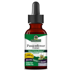 Nature's Answer botella frontal con gotero mostrando etiqueta y beneficio calmante