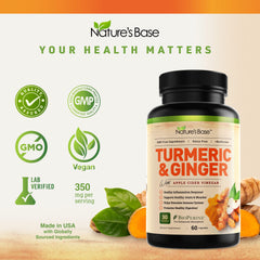 Nature's Base cápsula en mano para comparar tamaño y dosificación