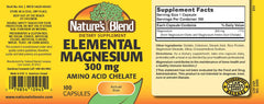 Nature's Blend cápsula en primer plano texturizada para fácil ingestión
