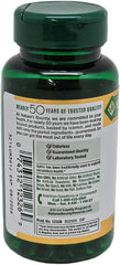 Nature's Bounty frasco abierto con softgels para ingesta cómoda y rápida