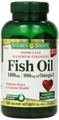 Nature's Bounty frasco frontal mostrando 130 cápsulas y facilidad de uso