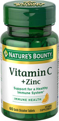 Nature's Bounty frasco frontal mostrando etiqueta y beneficio inmune