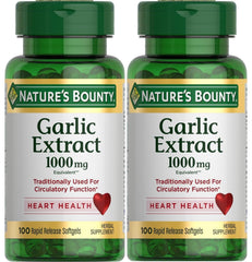 Nature's Bounty vista frontal del envase mostrando beneficios y cantidad