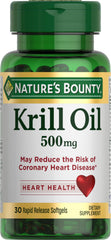 Nature's Bounty frasco frente mostrando 30 softgels y beneficios