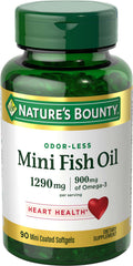 Nature's Bounty empaque frontal mostrando cápsulas mini y beneficios