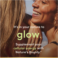 Nature's Bounty comprimido en mano listo para tomar, conveniencia diaria