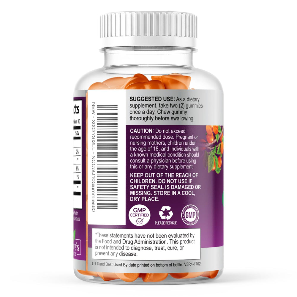 Nature's Choice sello vegano en etiqueta destacando fórmula apta para veganos