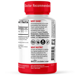 Nature's Fusions etiqueta con lista de ingredientes y certificaciones claras