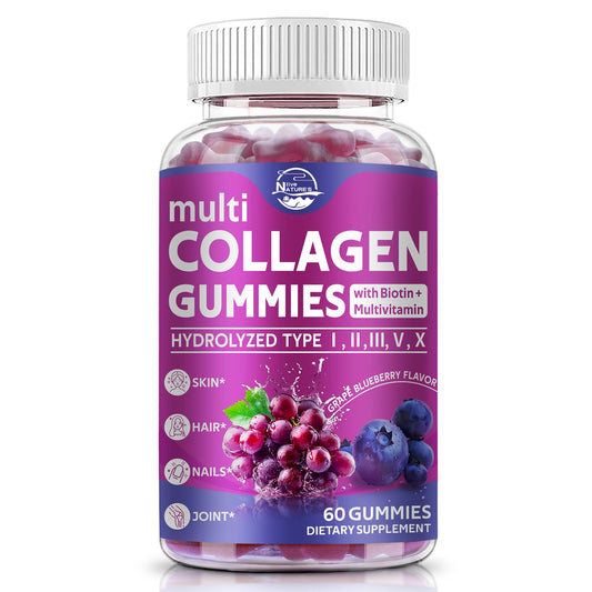 Nature's live bote frontal con gominolas multicolágeno mostrando diseño y cantidad