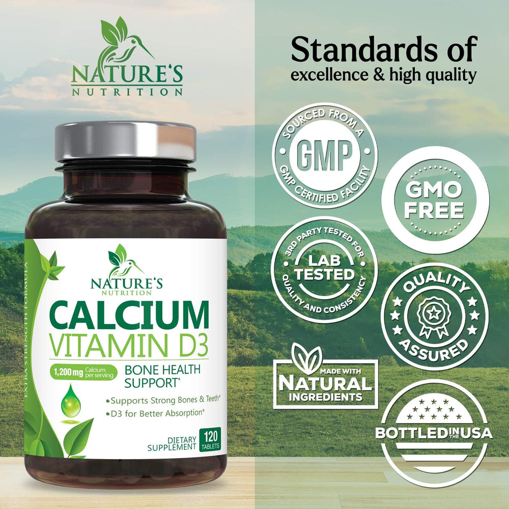 Nature's Nutrition etiqueta con ingredientes y beneficios visibles