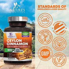 Nature's Nutrition cápsula abierta mostrando el contenido natural y concentrado