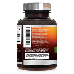 Nature's Nutrition botella en mesa de desayuno saludable, mejora rutinas matutinas