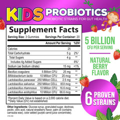 Nature's Nutrition etiqueta con ingredientes y beneficios claros para padres