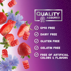 Nature's Nutrition etiqueta nutricional enfocada en 4 g fibra soluble por porción