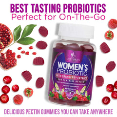 Nature's Nutrition probióticos para mujeres: caja de presentación confiable y premium.