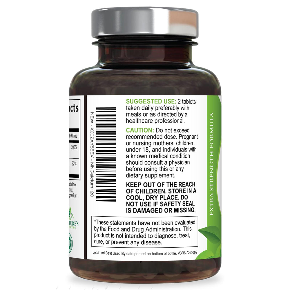 Nature's Nutrition sello GMP en el envase que comunica control de calidad