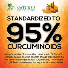 Nature's Nutrition cápsula sostenida en mano para referencia de uso