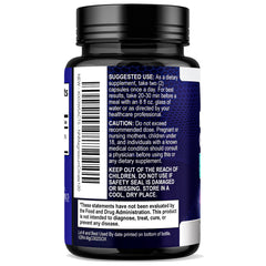 Nature's Nutrition uso nocturno del producto junto a un vaso para rutina de antes de dormir