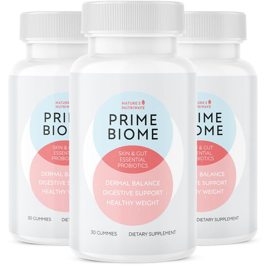 Nature's NutriWave PrimeBiome gomitas probióticas para uso diario