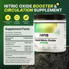 Nature's Pure Blend etiqueta con ingredientes y beneficios claros
