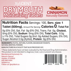 Nature's Stance etiqueta de XyliDENT con información nutricional clara y segura