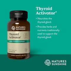 Activador Tiroides Nature's Sunshine: mezcla herbal de ingredientes clave
