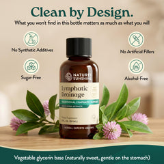 Nature's Sunshine etiqueta con lista de ingredientes naturales y beneficios