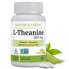 Nature's Trove envase frontal mostrando etiqueta clara y beneficios