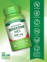 Nature's Truth polvo de extracto de barberry destacando origen natural