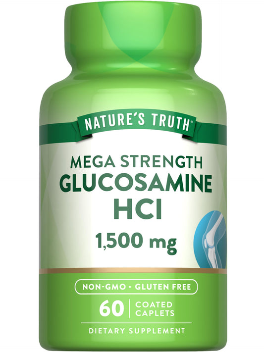 Nature's Truth Glucosamina HCl 1500mg – botella de cápsulas para uso diario