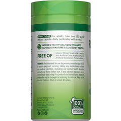 Nature's Truth frasco en ambiente natural que sugiere origen vegetal