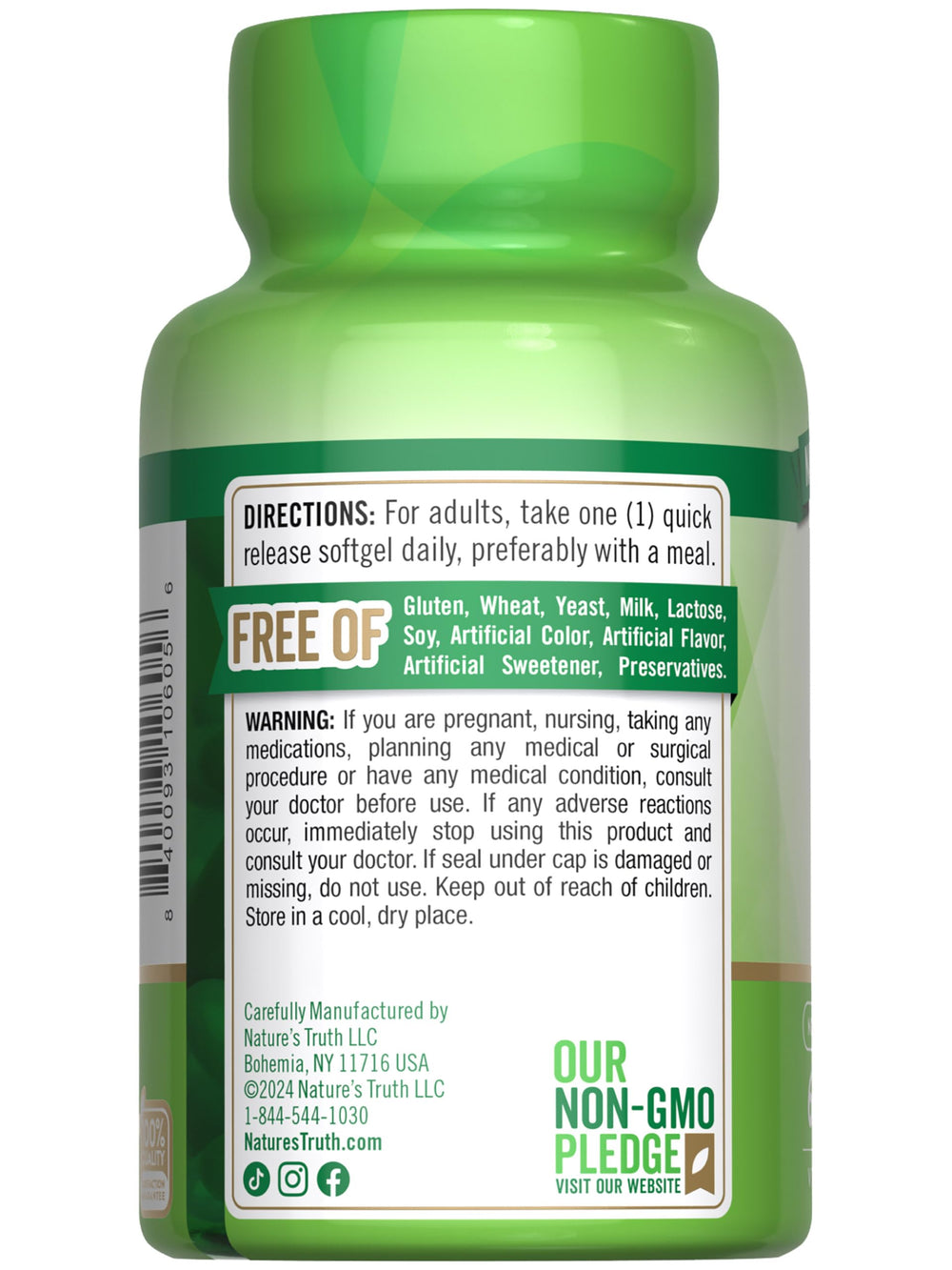 Nature's Truth producto en cocina sana para integrar en la rutina diaria