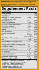 Nature's Way caja lateral con datos nutricionales legibles y confianza