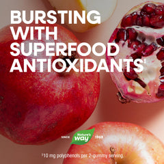 Nature's Way etiqueta nutricional en primer plano, Alive! información de ingredientes clara