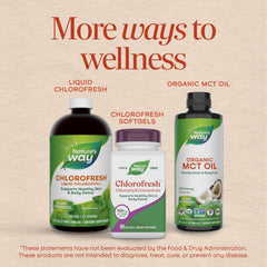 Nature's Way etiqueta con ingredientes y certificaciones visibles