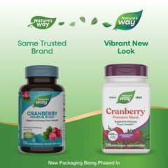 Nature's Way cápsulas en primer plano para apreciar su tamaño y pureza