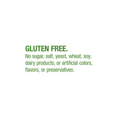 Nature's Way sellos Non-GMO y sin gluten en la etiqueta que aportan confianza