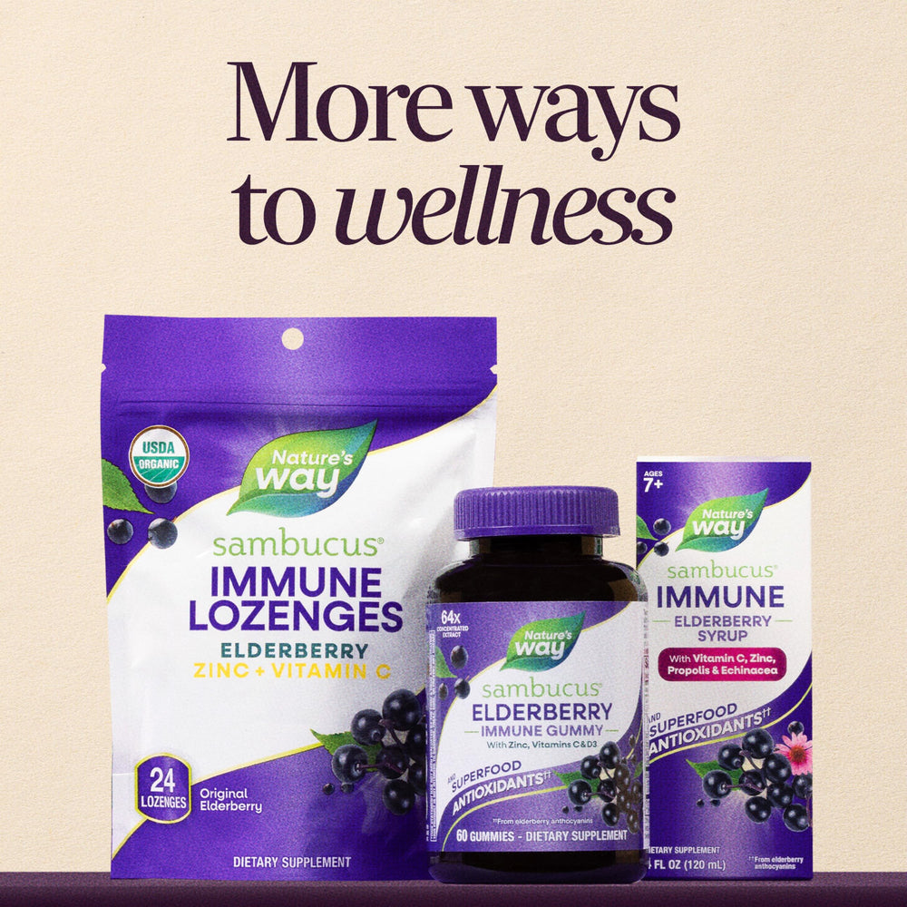 Nature's Way gomitas sobre fondo natural destacando pectina vegetal y pureza