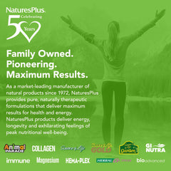 NaturesPlus envase abierto con tabletas listas para uso diario