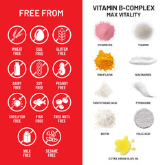 NatureWise frasco abierto mostrando 360 cápsulas, suministro de un año