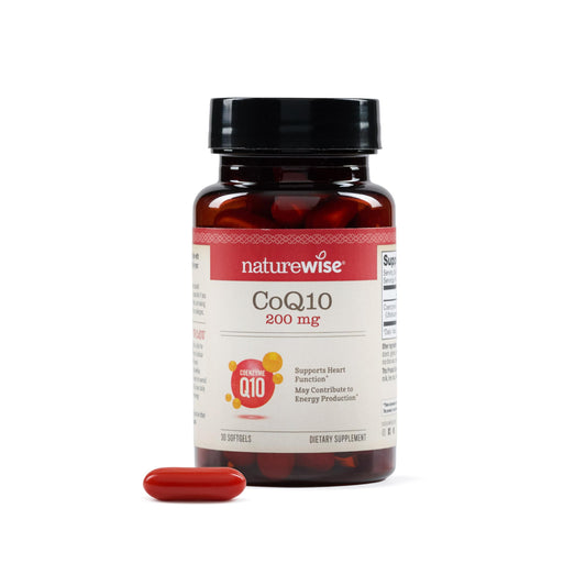 NatureWise frontal del envase mostrando 30 softgels y beneficios claros