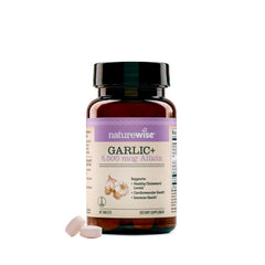 NatureWise frasco frontal mostrando etiqueta y beneficios para confianza