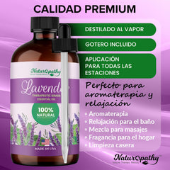 NATUROPATHY NATURE frasco ámbar en ambiente doméstico para aromaterapia relajante