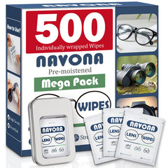Navona paquete frontal mostrando 500 toallitas, solución económica y práctica