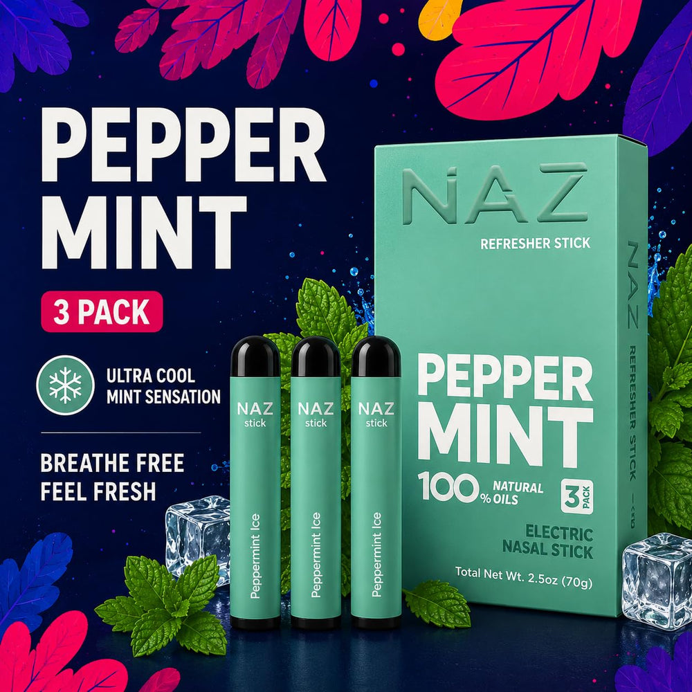 Naz primer plano de cristales mentolados que refuerzan sensación fresca