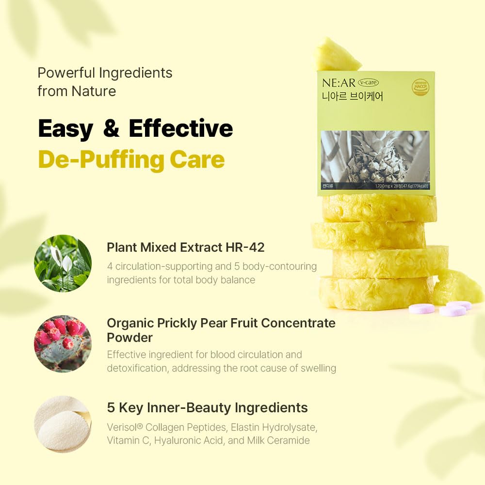 NE:AR V-Line Chews ingredientes clave tuna orgánica y HR-42, posible apoyo a la digestión